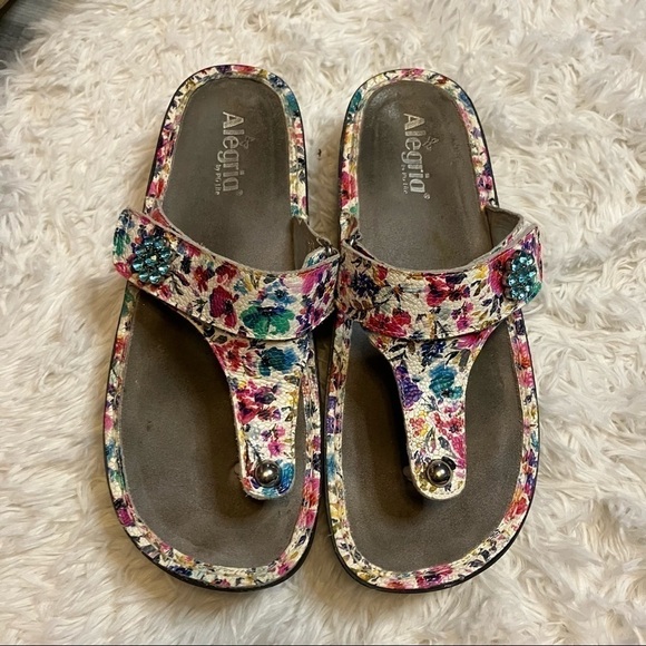 Alegria Carina Perennial Crackle Sandals - Picture 3 of 11